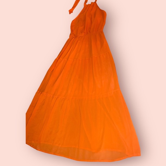 Pretty Garden Halter Neck Long Dress - Picture 14 of 16